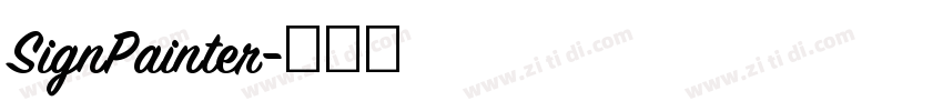 SignPainter字体转换