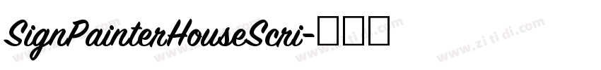 SignPainterHouseScri字体转换