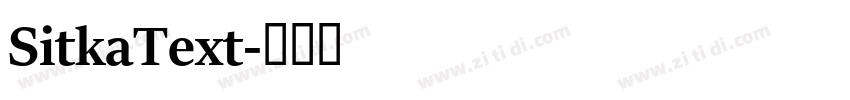SitkaText字体转换