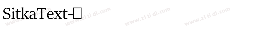 SitkaText字体转换