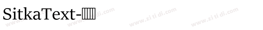 SitkaText字体转换