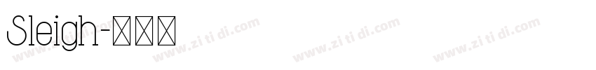 Sleigh字体转换
