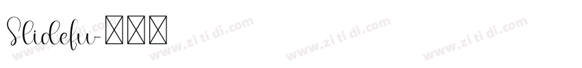 Slidefu字体转换