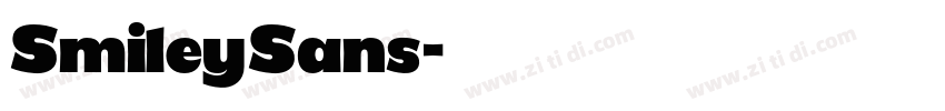 SmileySans字体转换