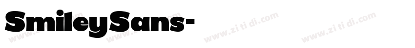 SmileySans字体转换