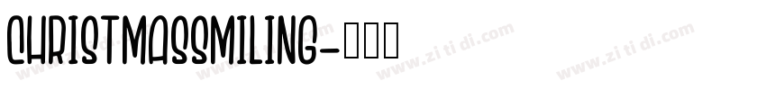 ChristmasSmiling字体转换