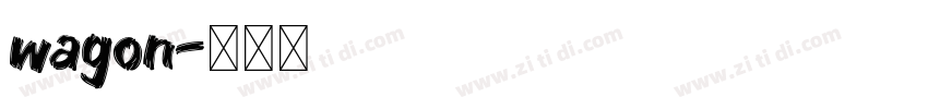 wagon字体转换