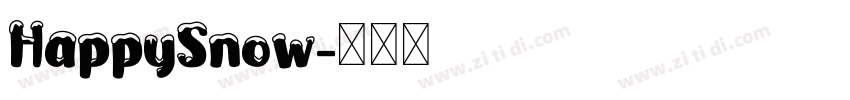 HappySnow字体转换