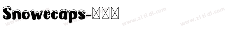Snowecaps字体转换