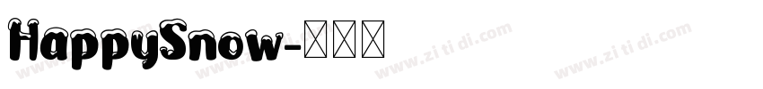 HappySnow字体转换