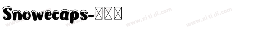 Snowecaps字体转换