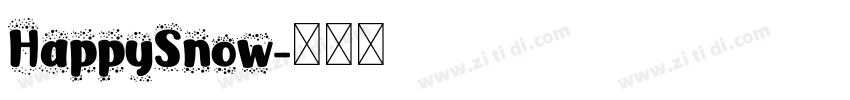 HappySnow字体转换