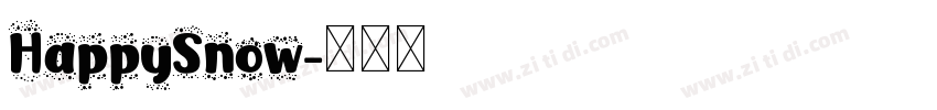 HappySnow字体转换