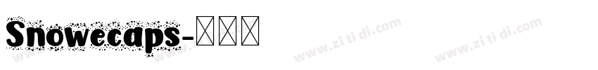 Snowecaps字体转换