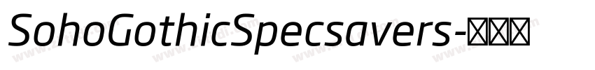 SohoGothicSpecsavers字体转换