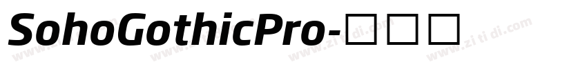 SohoGothicPro字体转换
