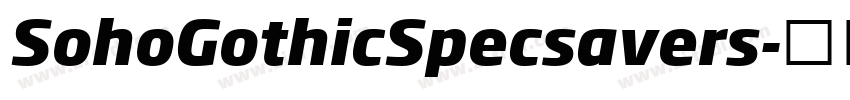 SohoGothicSpecsavers字体转换