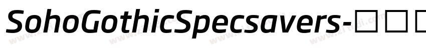 SohoGothicSpecsavers字体转换