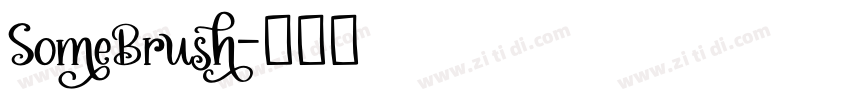 SomeBrush字体转换