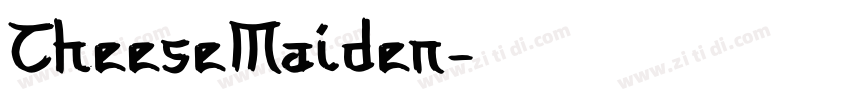CheeseMaiden字体转换