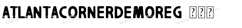 AtlantaCornerDemoReg字体转换