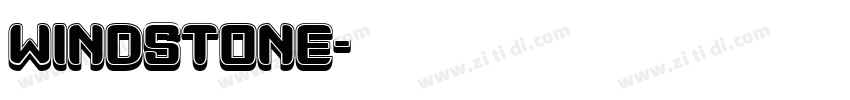 Windstone字体转换