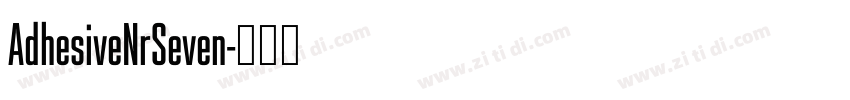 AdhesiveNrSeven字体转换