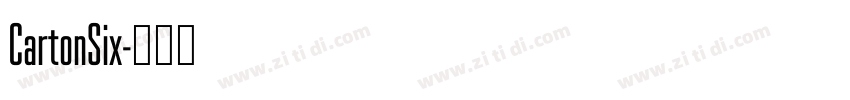 CartonSix字体转换