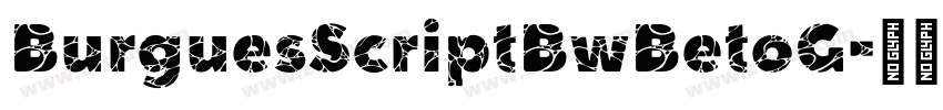 BurguesScriptBwBetoG字体转换