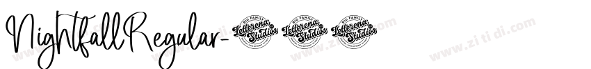 NightfallRegular字体转换