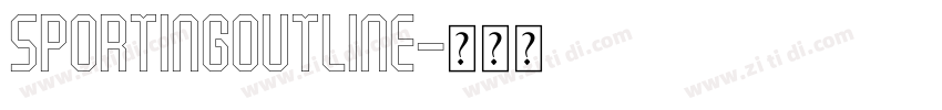 SportingOutline字体转换