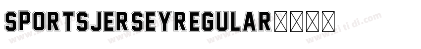 SportsJerseyRegular字体转换