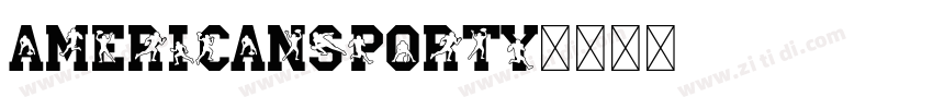 AmericanSporty字体转换