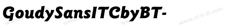 GoudySansITCbyBT字体转换 GoudySansITCbyBT字体转换