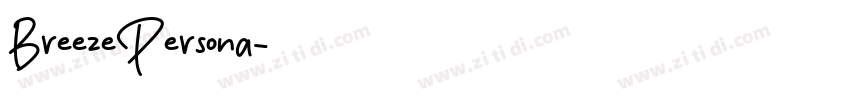 BreezePersona字体转换