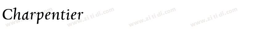 Charpentier字体转换