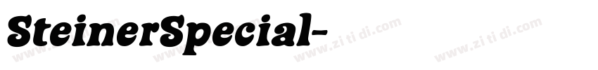 SteinerSpecial字体转换