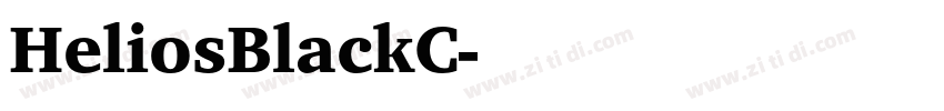 HeliosBlackC字体转换 HeliosBlackC字体转换