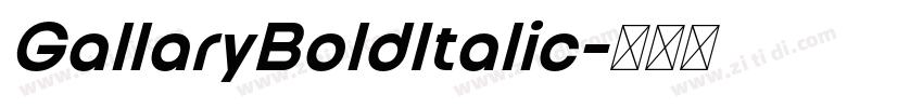 GallaryBoldItalic字体转换 GallaryBoldItalic字体转换