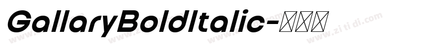 GallaryBoldItalic字体转换 GallaryBoldItalic字体转换