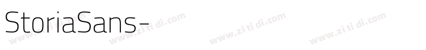 StoriaSans字体转换