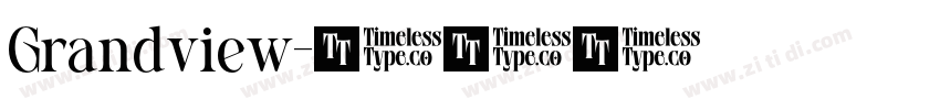 Grandview字体转换