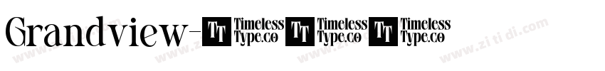 Grandview字体转换