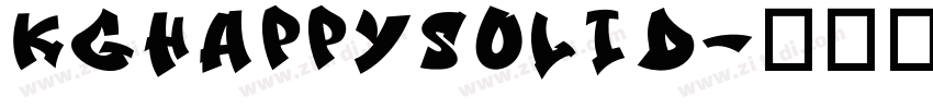 KGHAPPYSolid字体转换