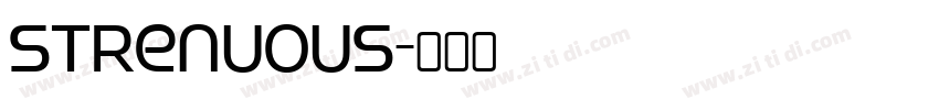 strenuous字体转换