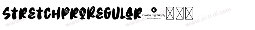 StretchProRegular字体转换