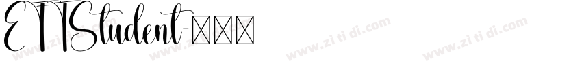 EFTStudent字体转换