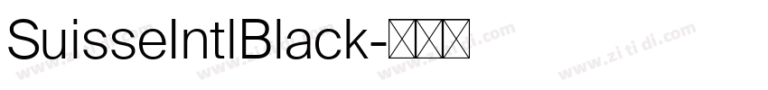 SuisseIntlBlack字体转换 SuisseIntlBlack字体转换