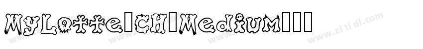 MyLotte_CH_Medium字体转换