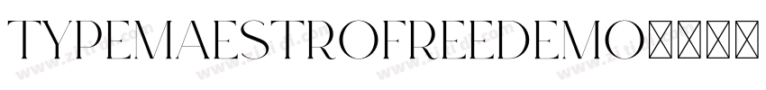 TypeMaestroFreeDemo字体转换